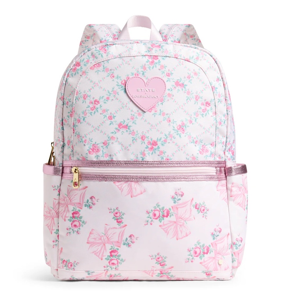 STATE X LoveShackFancy Kane Double Pocket Backpack